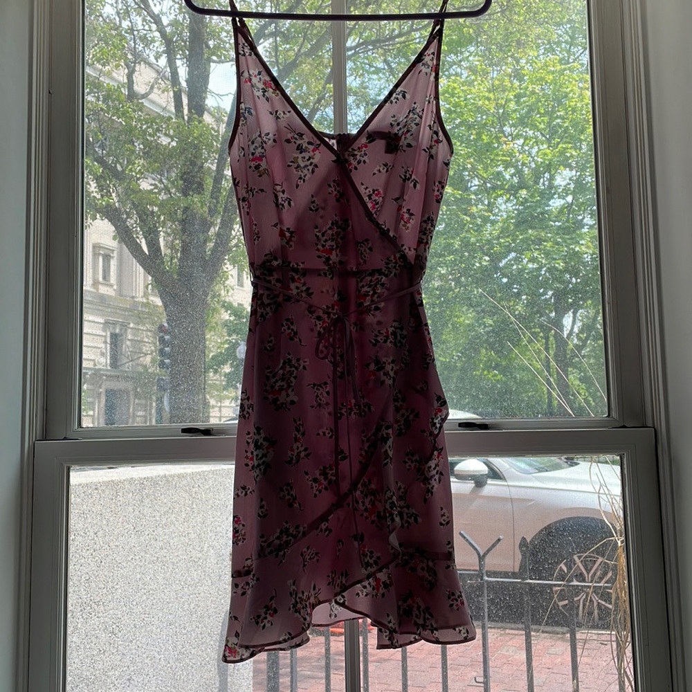 French connection Purple Lilac Floral Dress
